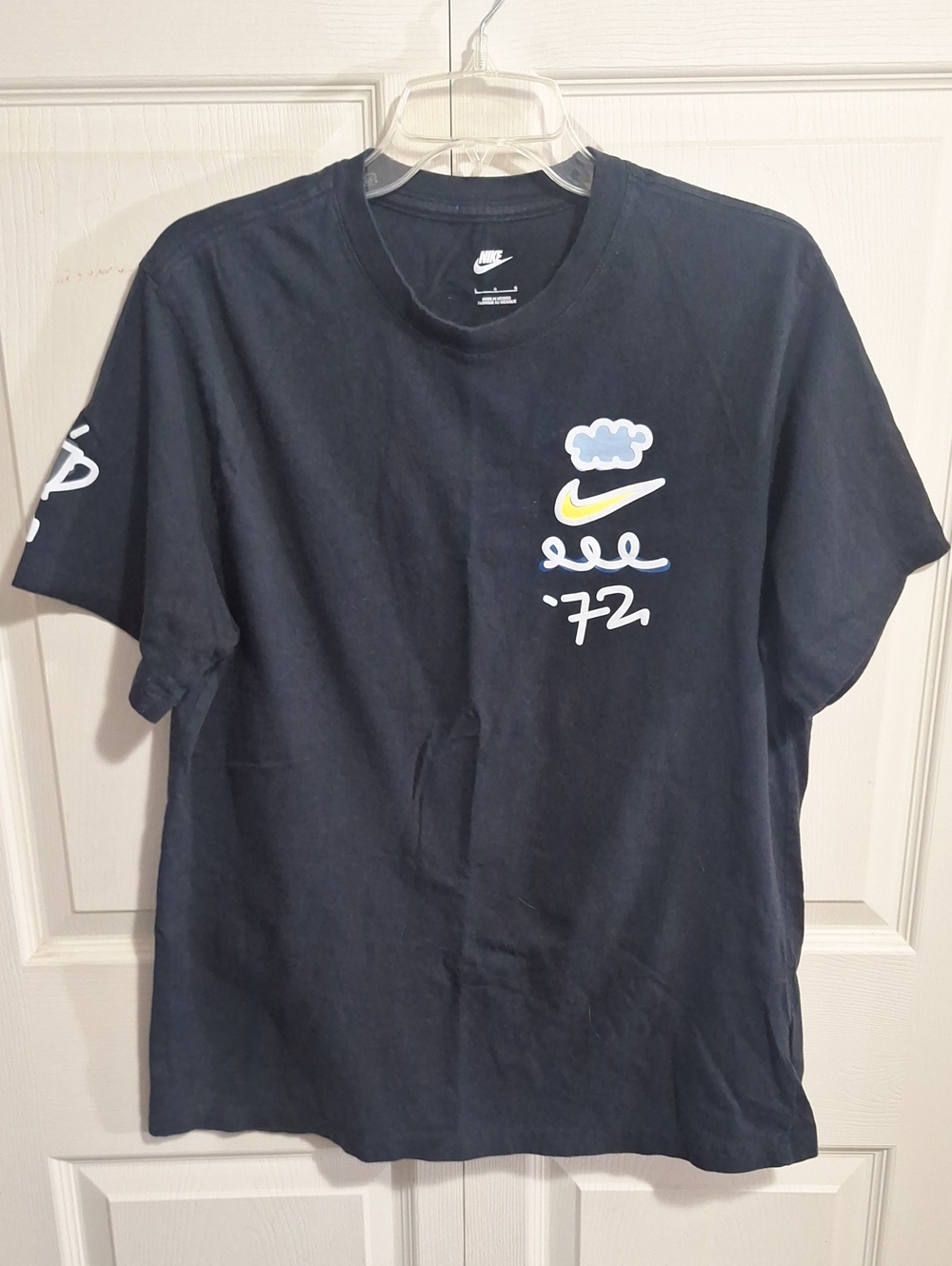 Nike Graphic  "Doodleglyph" Tee - L - Black